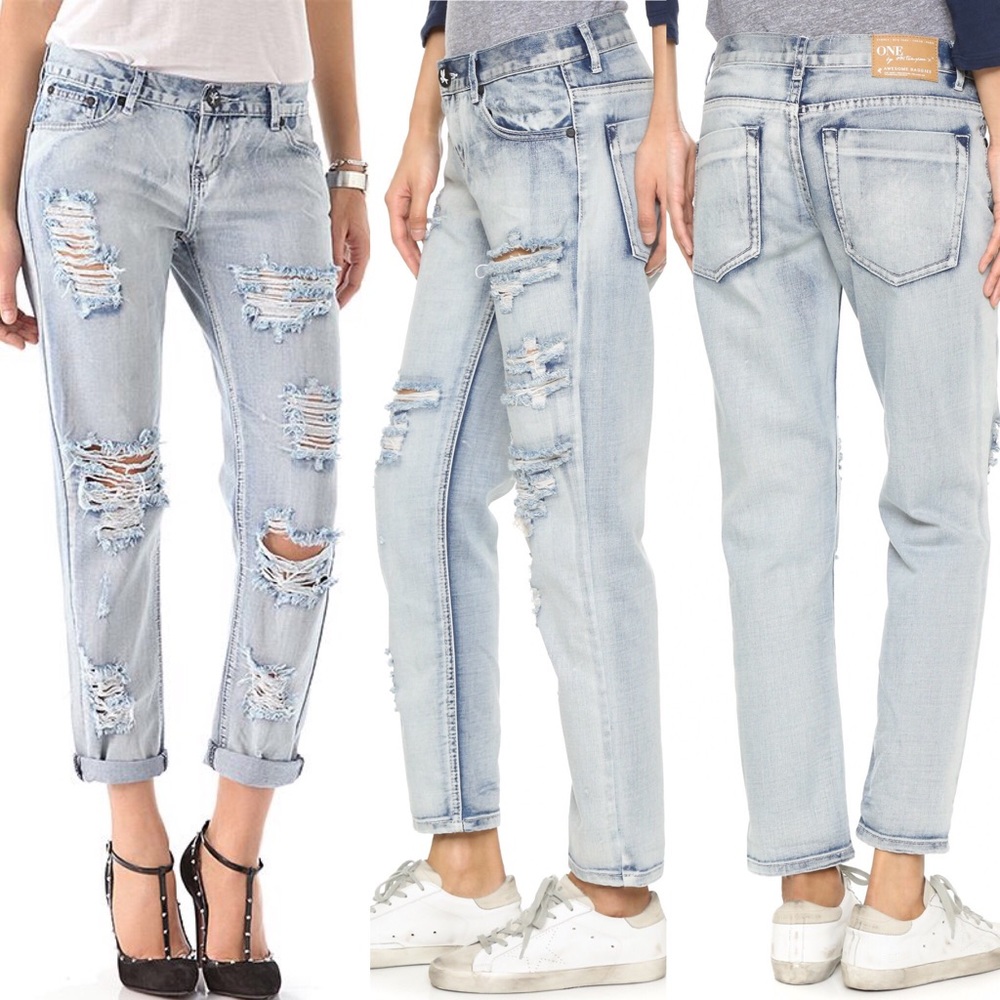 One Teaspoon LT Wash Happy Awesome Baggies 24 Jean